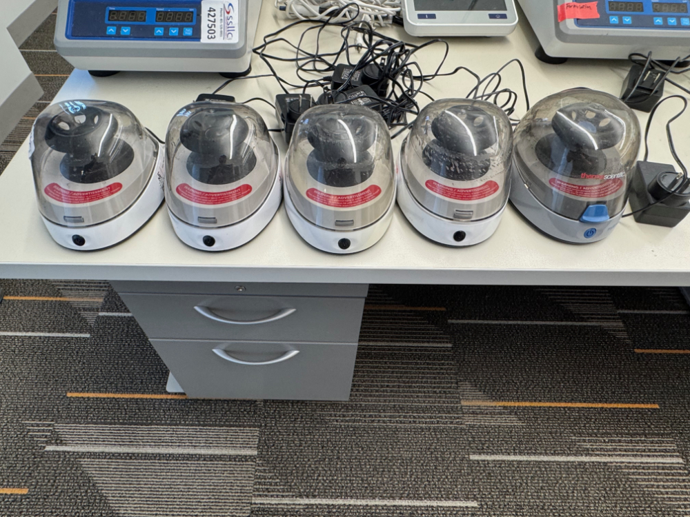 Image of Fisher Scientific Sprout Mini Centrifuges Quantity 5